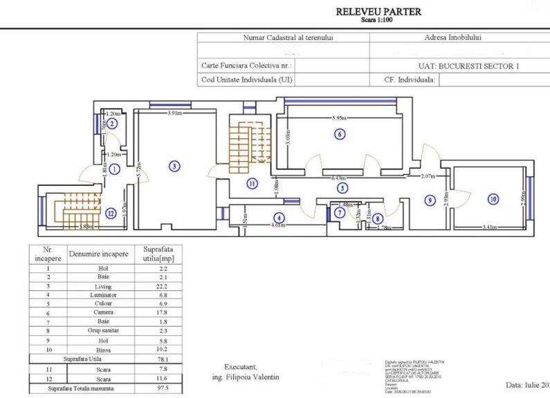 Titulescu, adiacent, cladire multifunctionala 600 mp, 13 camere.