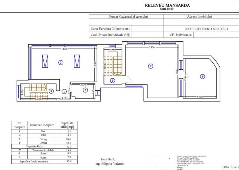 Titulescu, adiacent, cladire multifunctionala 600 mp, 13 camere.